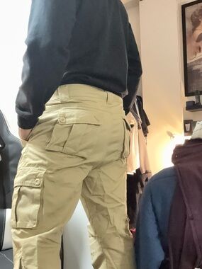 Match Men's Cargo Pants in Light Khaki